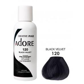 ADORE: SEMI PERMANENT HAIR COLOR DYE – BLACK VELVET 120 118ML