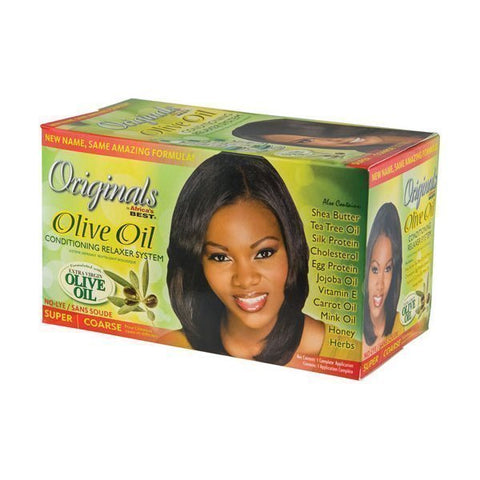 AFRICA’S BEST - ORIGINALS OLIVE OIL RELAXER KIT SUPER 1APP