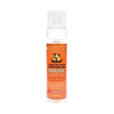 Sunny Isle Jamaican Black Castor Oil Mousse Wrap,Set,Twist  207ml