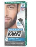 JUST FOR MEN - MOUSTACHE & BEARD COLOUR DARK BROWN  M-45 KIT