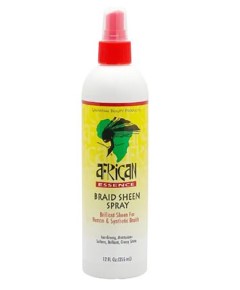 AFRICAN ESSENCE  -BRAID SHEEN SPRAY 355ML