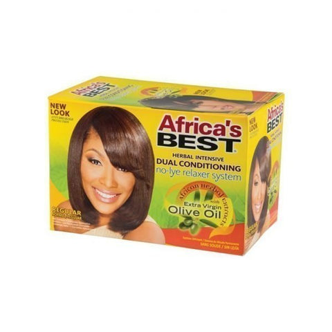 AFRICA’S BEST- NO LYE RELAXER KIT REGULAR