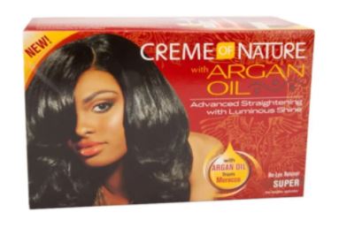 CREME OF NATURE - ARGAN OIL RELAXER SUPER KIT