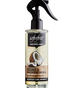 Sof N Free Natural Coconut & Jamaican Caster Oil Every Day Curl Refresher 240ml