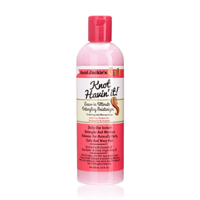 AUNT JACKIES GIRLS - KNOT HAVING IT LEAVE-IN ULTIMATE DETANGLING MOISTURISIN /355MLG - 12OZ