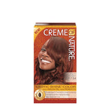 CREME OF NATURE - LADIES GEL COLOUR WITH ARGAN OIL 7.64 BRONZE COPPER 1 KIT