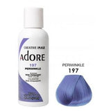 ADORE: SEMI PERMANENT HAIR COLOR DYE – PERIWINKLE 197 118ML