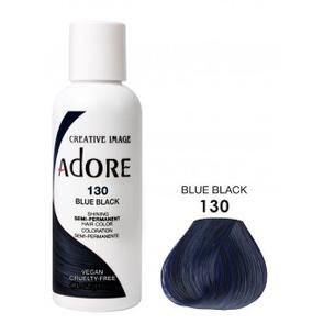 ADORE: SEMI PERMANENT HAIR COLOR DYE – BLUE BLACK 130 118ML