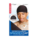 MAGIC COLLECTION - SPANDEX CAP BLACK 4702