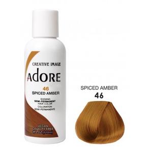 ADORE: SEMI PERMANENT HAIR COLOR DYE – SPICED AMBER 46 118ML