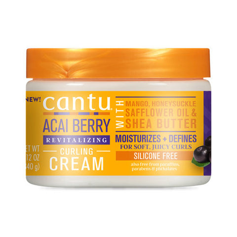 CANTU ACAI BERRY REVITALIZING CURLING CREAM 340G