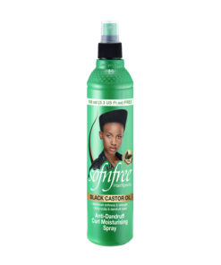 Sof N Free Black Castor Anti Dandruff Curl Moisturizing Spray 350ml