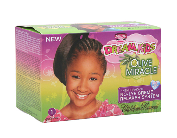 AFRICAN PRIDE DREAM KIDS OLIVE 1 TOUCH UP KIT COARSE BLM HAIR