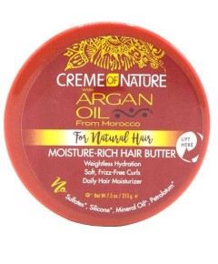 CREME OF NATURE - ARGAN OIL FROM MOROCCO MOISTURE RICH HAIR BUTTER  213G