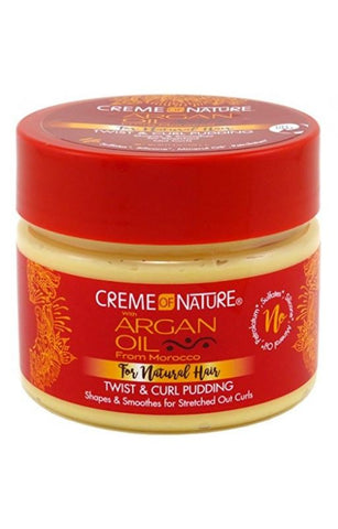 CREME OF NATURE - ARGAN OIL FROM MOROCCO TWIST AND CURL PUDDING  326G