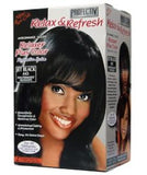 Profectiv Relax & Refresh Anti-Damage No-Lye Relaxer Plus Color Jet Black Kit