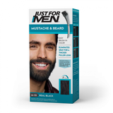 JUST FOR MEN - MOUSTACHE & BEARD COLOUR  REAL BLACK M-55 KIT