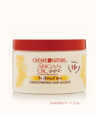 CREME OF NATURE - ARGAN OIL FROM MOROCCO STRENGHTENING HAIR MASQUE  326G